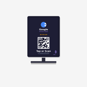 Google Review Stand — Table Display